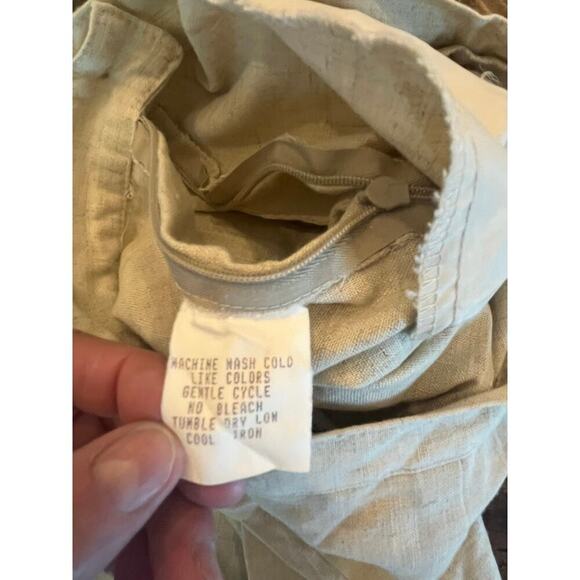 VTG Lagenlook Pants Women 4P Lightweight Grandma Cottage Twee Academia Neutral - Picture 9 of 9